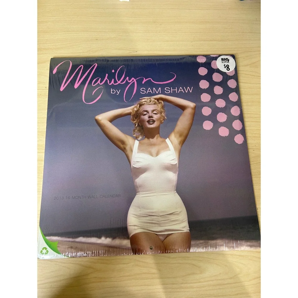 Marilyn Monroe 2013 Wall Calendar Sam Shaw Photography Avalon 16 Month New
